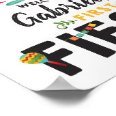 Fiesta First Birthday Welcome Sign Poster (Hoek)