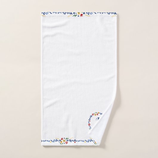 Fiesta Floral (Serviette à main)