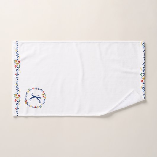 Fiesta Floral (Serviette à main)