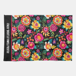  Fiesta Floral Extravaganza Theedoek