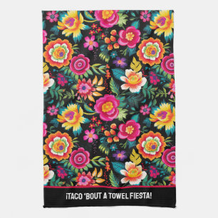  Fiesta Floral Extravaganza Theedoek