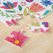 Fiesta Floral Mexicana Folk Legpuzzel (Zijkant)
