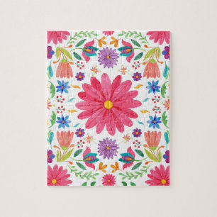 Fiesta Floral Mexicana Folk Legpuzzel