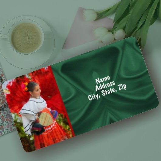 Fiesta Flower 2555 Address Etiket