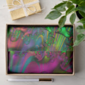 Fiesta Fractal Kleurrijke Vibrant Tissuepapier (Geschenk)