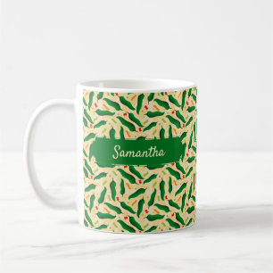 Fiesta Fun Green Chili Pattern Koffiemok
