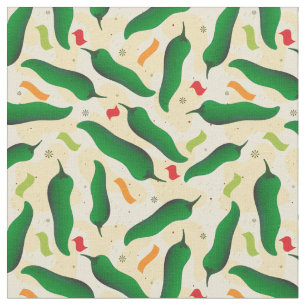 Fiesta Fun Green Chili Pattern Stof