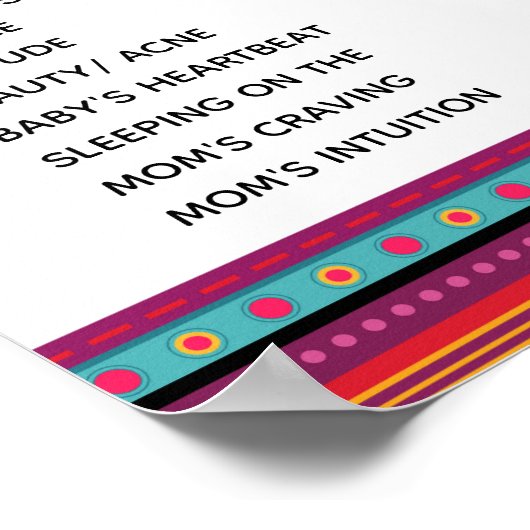 Fiesta Gender onthulling oude Wives Tales Board Poster (Hoek)