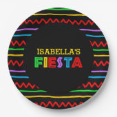 Fiesta gepersonaliseerd papieren bordje (Voorkant)