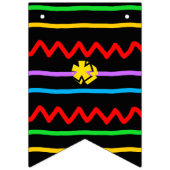 Fiesta gepersonaliseerde Bunting Banner (Eerste vlag)