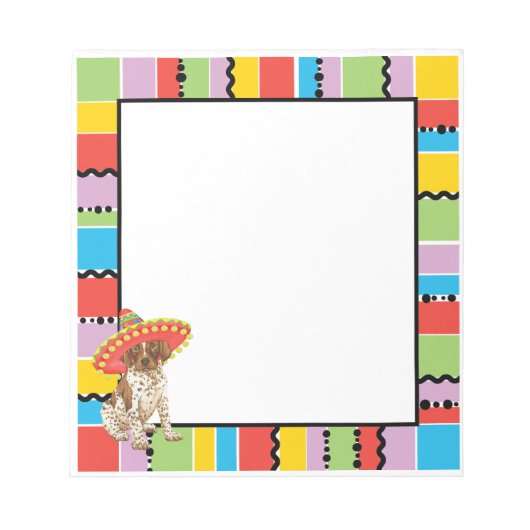 Fiesta German Shorthaired Pointer Notitieblok (Voorkant)