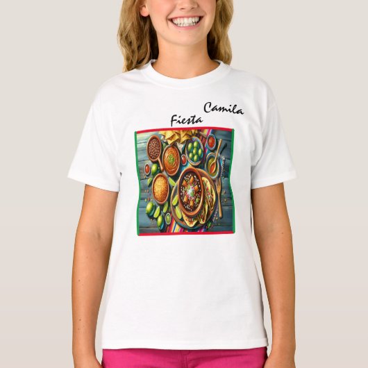 Fiesta Girl's T-shirt (Voorkant)