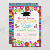  Fiesta Graduation Invitation (Devant / Derrière)