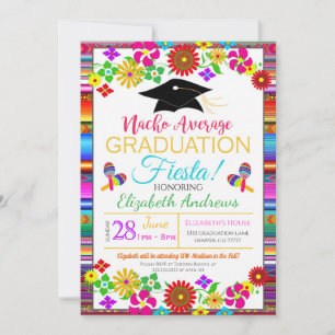  Fiesta Graduation Invitation Kaart