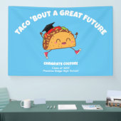 Fiesta Graduation Party Taco over een geweldige to Spandoek (Beurs)