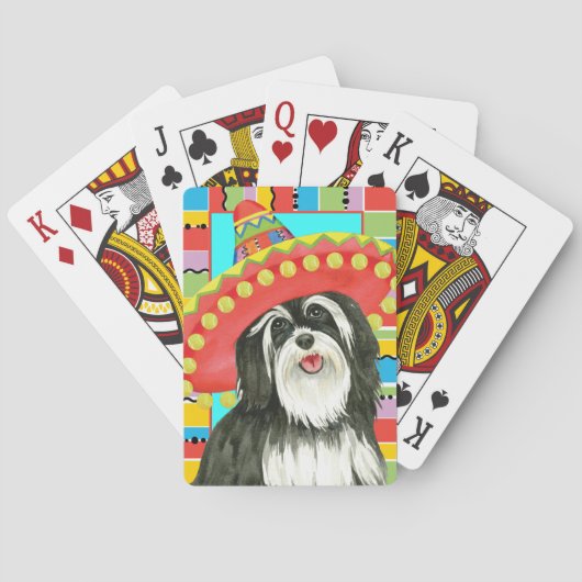 Fiesta Havanese Pokerkaarten (Achterkant)
