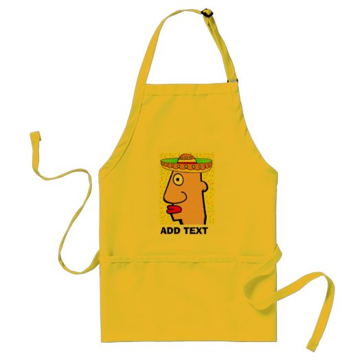 Fiesta Head Standaard Schort (Voorkant)