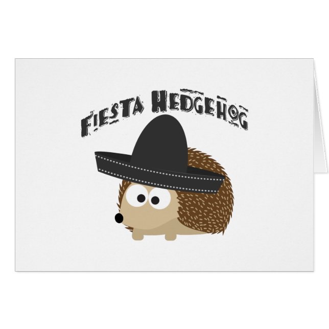 Fiesta Hedgehog (Devant Horizontal)