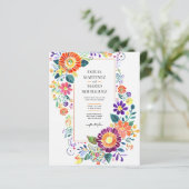 FIESTA-HUWELIJK - Volkskunstbloemen Modern (Staand voorkant)