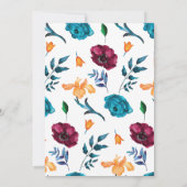 Fiesta | Invitation Baby shower aquarelle (Dos)