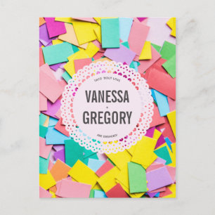 "Fiesta" - Invitation de la partie d'engagement pl