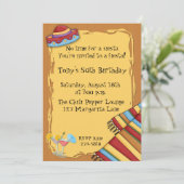 Fiesta Invitation Kaart (Staand voorkant)