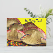 Fiesta Invitation... Kaart (Staand voorkant)