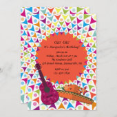 Fiesta Invitation Kaart (Voorkant / Achterkant)