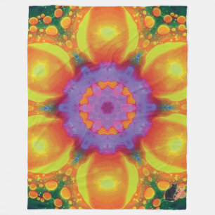 Fiesta Kaleidoscoop Fleece Deken