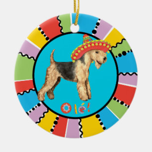 Fiesta Lakeland Terrier Keramisch Ornament