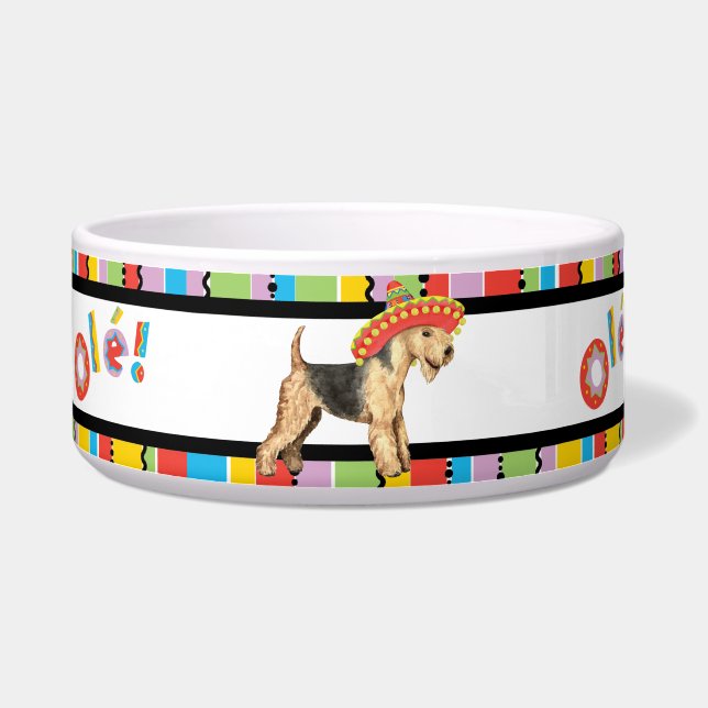 Fiesta Lakeland Terrier Voerbakje (Links)