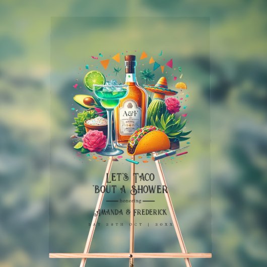 Fiesta "Let's Taco 'Bout a Couples Shower" Bienven (Neutre)