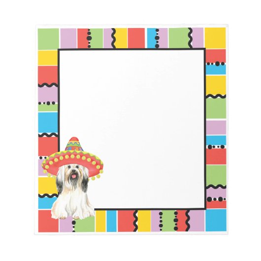 Fiesta Lhasa Apso Notitieblok (Voorkant)