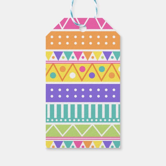 Fiesta Llama Baby shower Verjaardagsfeestgunsten Cadeaulabel (Achterkant)