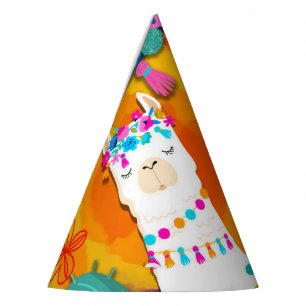 Fiesta Llama Cinco De Mayo Verjaardagsfeestje Feesthoedjes