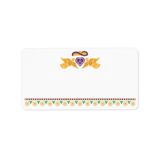 Fiesta Lovebirds Kleine etiketten (Voorkant)