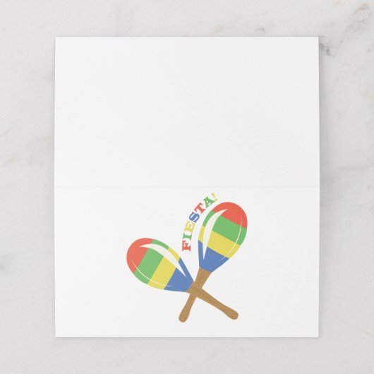 Fiesta Maracas (Buitenkant ongevouwen)