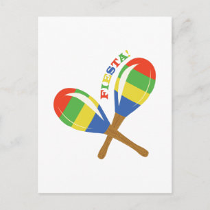 Fiesta Maracas Briefkaart