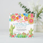 Fiesta Margarita Cactus 30e verjaardag Banner Kaart (Staand voorkant)