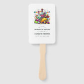 Fiesta Margaritas Bachelorette Weekenduitnodiging Handwaaier (Voorkant)