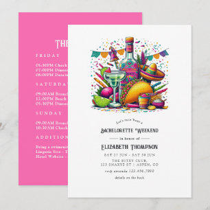 Fiesta Meisjesweekend met Tacos & Tequila Kaart