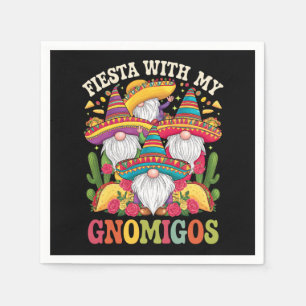 Fiesta met mijn Gnomigos Gnome Cinco de Mayo Servet