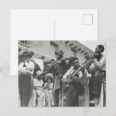 Fiesta Mexicaanse Musicians Taos NM Briefkaart (Voorkant / Achterkant)