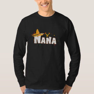 Fiesta Mexicaanse Party Cinco De Mayo Nana Oma T-shirt