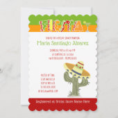 Fiesta Mexicaine Cinco de Mayo Invitation Fête des (Devant)