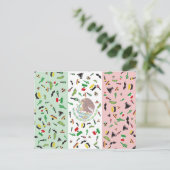 Fiesta mexicaine - Drapeau du Mexique Carte postal (Debout devant)