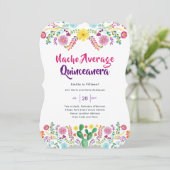 FIESTA MEXICAINE POUR TOUT ÉVÉNEMENT Invitation Ar (Debout devant)