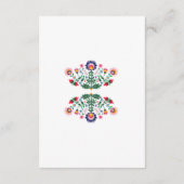 Fiesta Mexicaine Rouge Logement Cartes de Mariage (Dos)