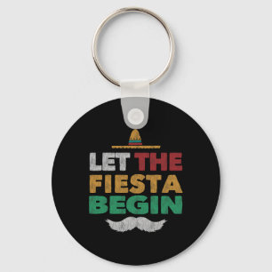 Fiesta Mexican Party Funny Cinco De Mayo Sleutelhanger