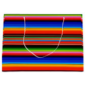 Fiesta Mexican Serape Groot Cadeauzakje (Voorkant)